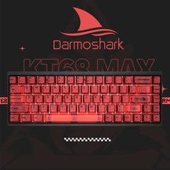 Darmoshark KT68 MAX Wired Magnetic Switch High-speed USB 2.0 8K RGB gaming Keyboard  With  CNC Aluminum alloy bottom