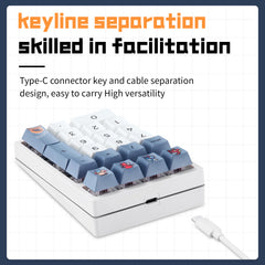 Darmoshark K3 QMK Wired Mechanical numeric QMK RGB gaming  Keypad