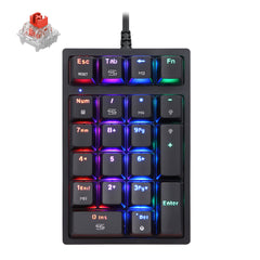 Motospeed K24 Black Wired Mechanical numeric RGB gaming Keypad