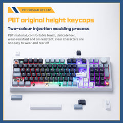 Darmoshark TOP98 Trio-mode Mechnical RGB gaming  Keyboard  With Top Mount structure & TFT display