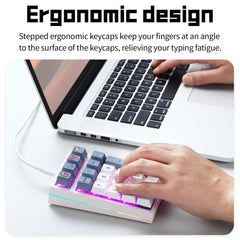 Darmoshark K3 QMK Wired Mechanical numeric QMK RGB gaming  Keypad