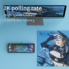 Darmoshark K7 MAX Wired  Magnetic Switch RGB gaming Keyboard  With ACRO gaming gear collaboration PBT keycaps