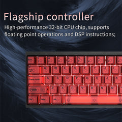 Darmoshark KT68 MAX Wired Magnetic Switch High-speed USB 2.0 8K RGB gaming Keyboard  With  CNC Aluminum alloy bottom