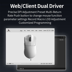 Darmoshark  M3XS PRO ghostCat  Trio-mode Light-weight    8K Polling rate Gaming Mouse