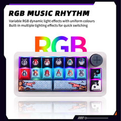 Darmoshark SK16 Trio-mode Mechanical QMK RGB gaming Keypad