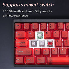 Darmoshark KT68 MAX Wired Magnetic Switch High-speed USB 2.0 8K RGB gaming Keyboard  With  CNC Aluminum alloy bottom