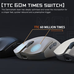 Darmoshark  M3 KIRAN Trio-mode Light-weight Gaming Mouse