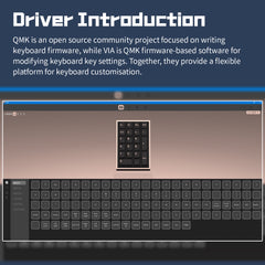Darmoshark K3 QMK Wired Mechanical numeric QMK RGB gaming  Keypad
