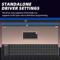 Darmoshark SK16 Trio-mode Mechanical QMK RGB gaming Keypad
