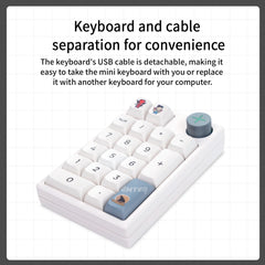 Darmoshark K3 Pro Trio-mode Mechanical numeric RGB gaming Keypad