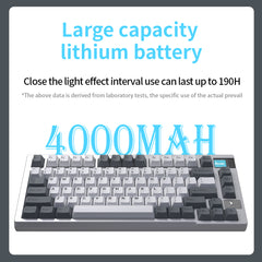 Darmoshark K8 Trio-mode Mechanical RGB gaming  Keyboard With Gasket Mount structure   & TFT display