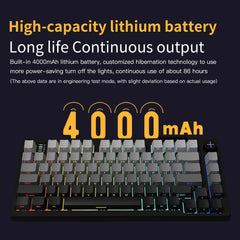 Darmoshark TOP75 Trio-mode  Kailh Magnetic Switch RGB gaming Keyboard With Top Mount structure & TFT display