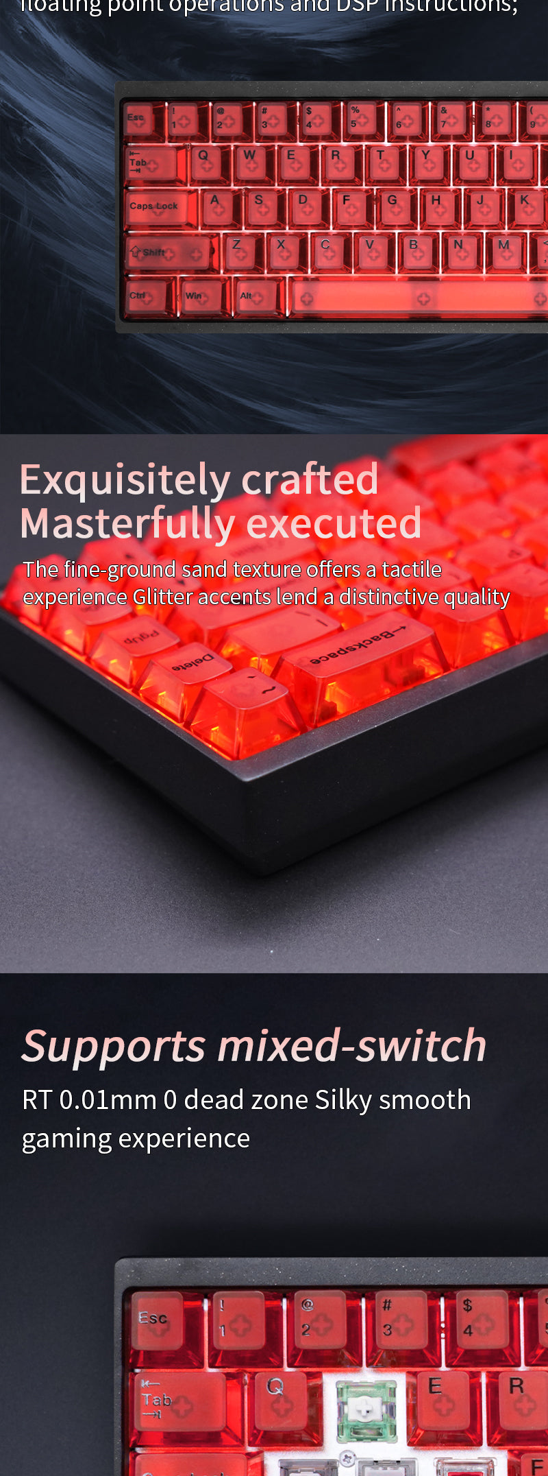 Darmoshark KT68 MAX Wired Magnetic Switch High-speed USB 2.0 8K RGB ga