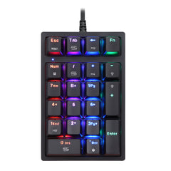 Motospeed K24 Black Wired Mechanical numeric RGB gaming Keypad